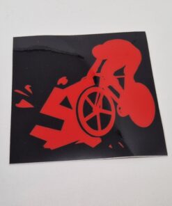 Sticker "KEINE REIFENBREITE by REGINES RADSALON" (Heavy Duty)