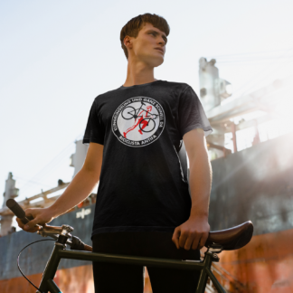 #antifasticker T-Shirt "Biciclista" (schwarz, Unisex, verschiedene Ausführungen)