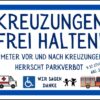 Spucki-Aufkleber "KREUZUNGEN FREIHALTEN" (72 Stück)