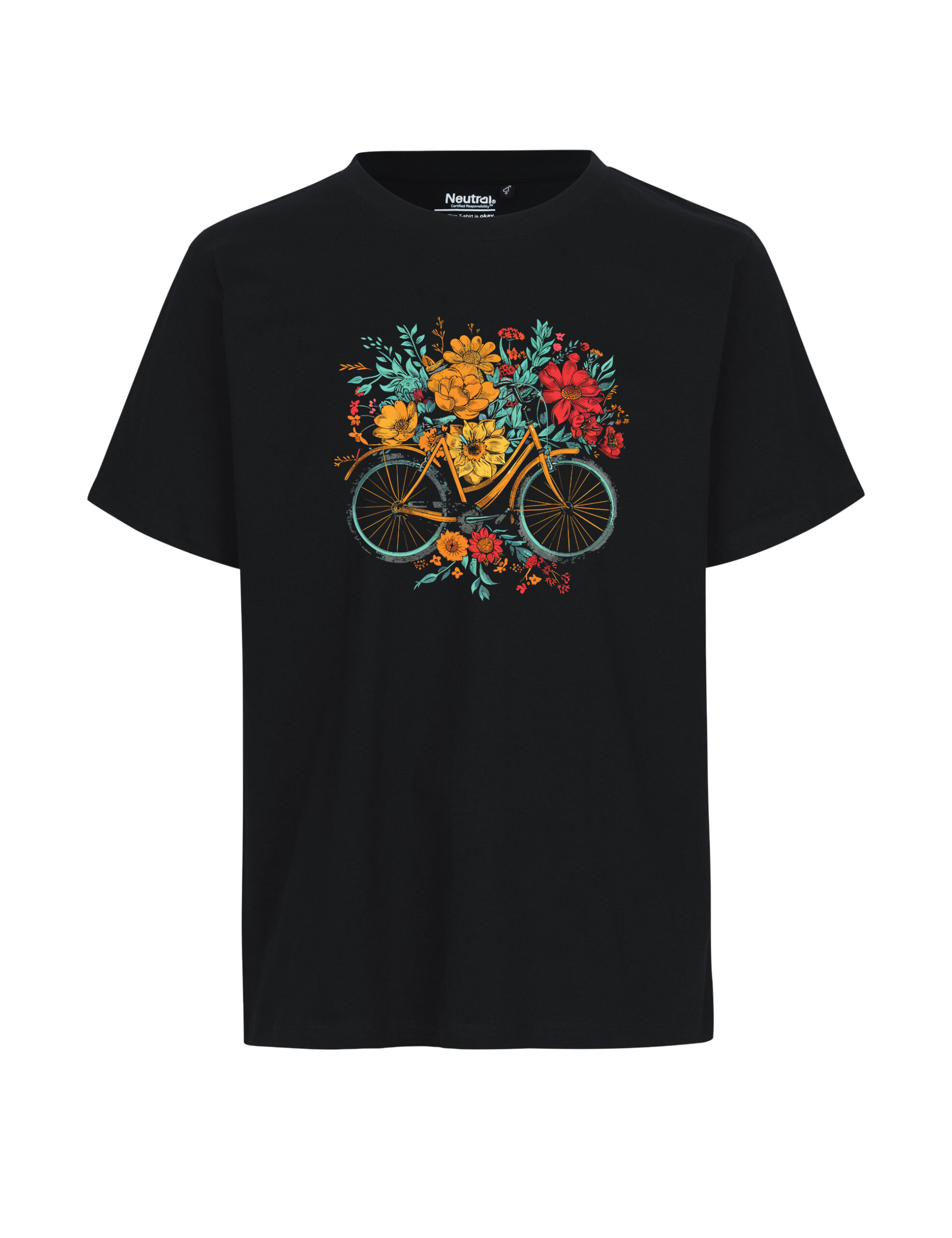 T-Shirt "Flowercycle" (unisex, verschiedene Größen und Farben) – Bild 2
