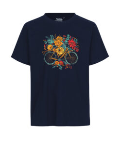 T-Shirt "Flowercycle" (unisex, verschiedene Größen und Farben)